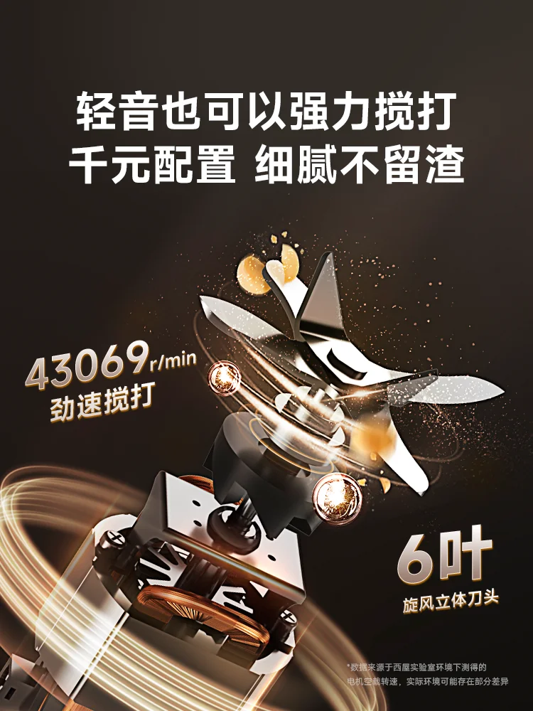 Westinghouse Light Sound Wall Breaker บ้านเครื่องทำความร้อนอัตโนมัติขนาดเล็กนมถั่วเหลืองเครื่อง Quiet Bass มัลติฟังก์ชั่เครื่องทำอาหาร