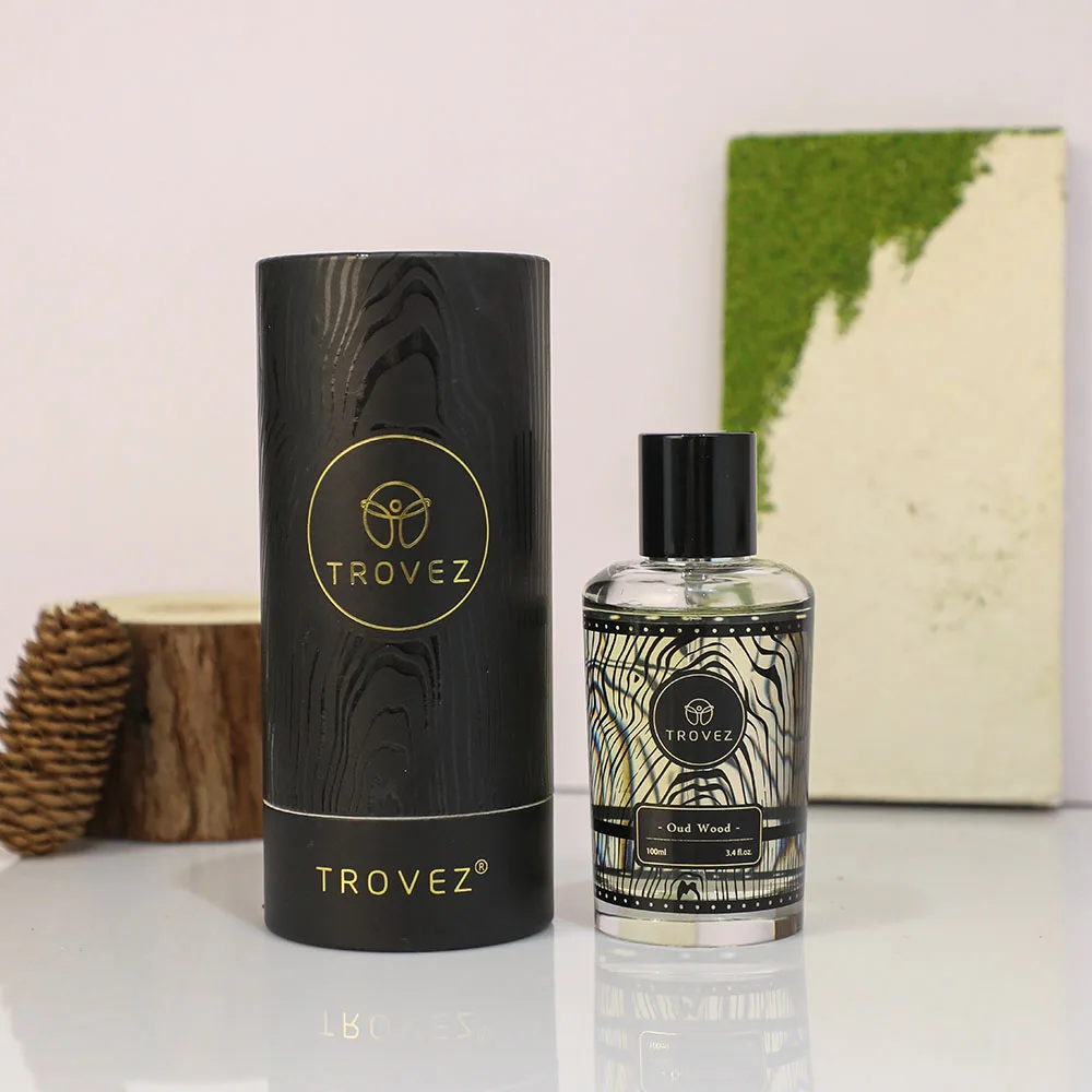 

TROVEZ Oud Wood 100 мл парфюмерный насыщенный древесный тон духи для мужчин и женщин длительный аромат унисекс аромат спрей для тела романтический подарок