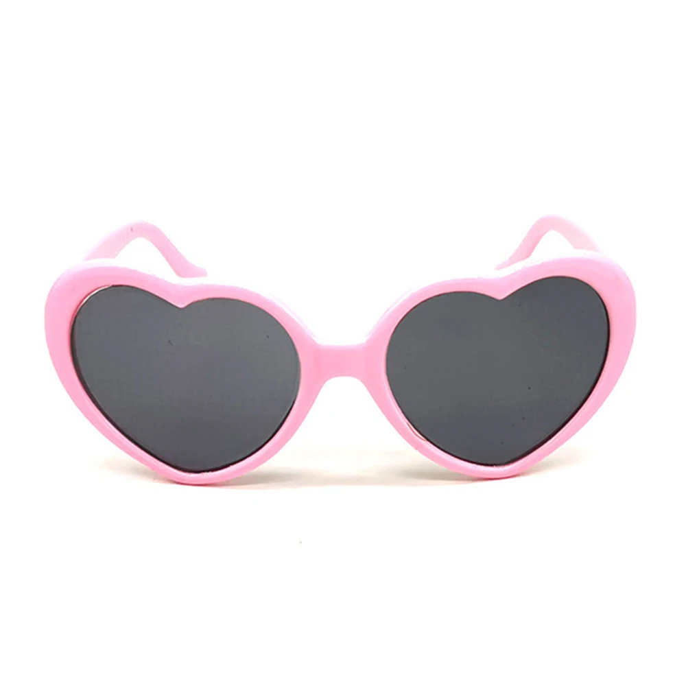 Hot Durable Long-lasting Heart Diffraction Glasses Special Effect Glasses Heart-shaped Lights Become Love Image