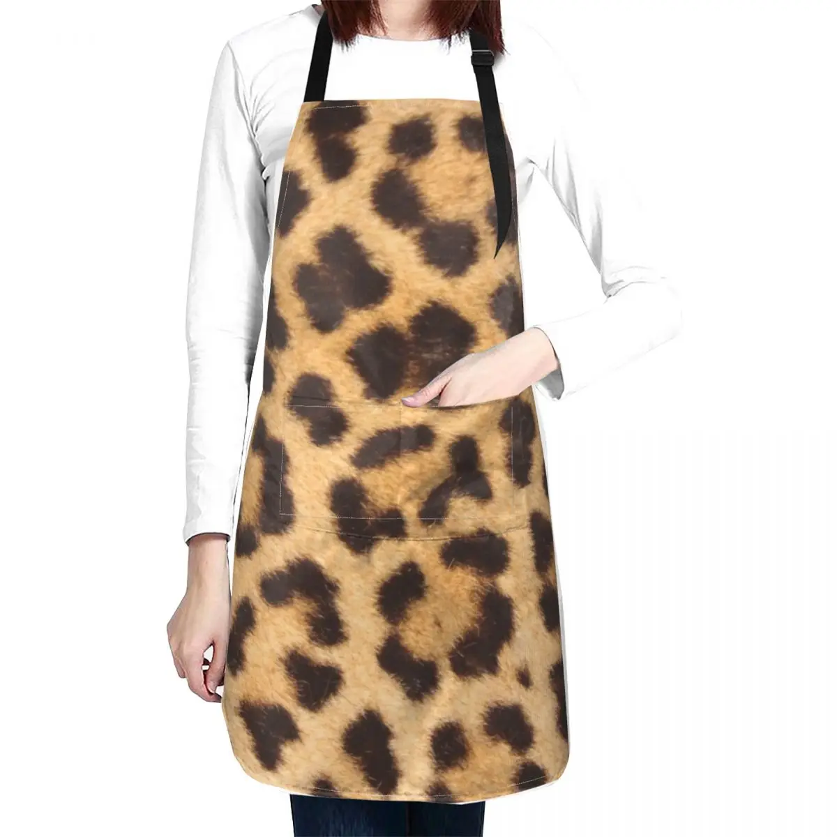 Leopard spots! Apron waterproof for women christmas 2024 All For Kitchen And Home Kitchen Special Accessories Apron