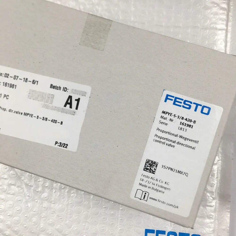 

1 piece new festo MPYE-5-3/8-420-B 161981 proportional valve Free ship