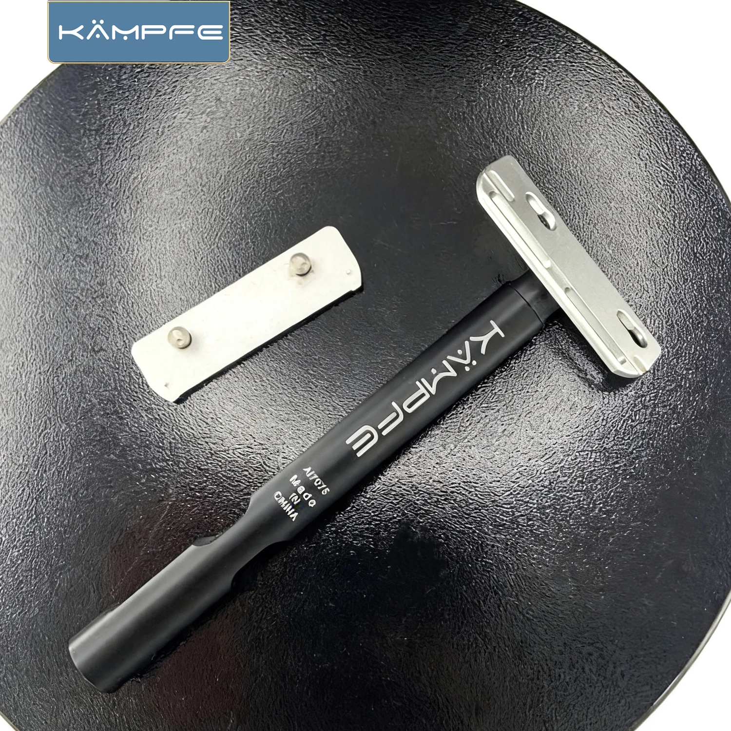 KAMPFE CNC Manual Razor Single edge Aluminum Safety Shaving Razor Mild for Sensitive Skin Father's Day Gift view 2