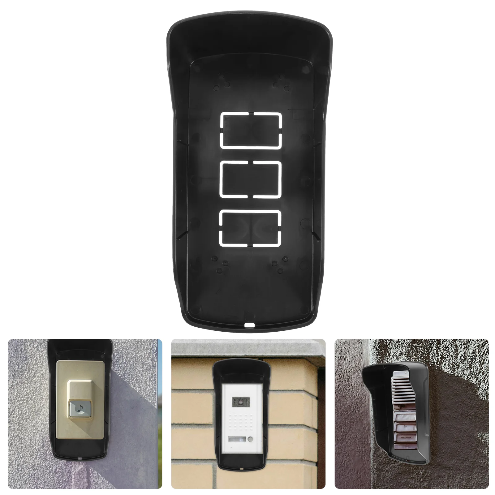 Access Control Rain Cover Covers Doorbell Shell Protection Protective Weatherproof Plastic Chime outside