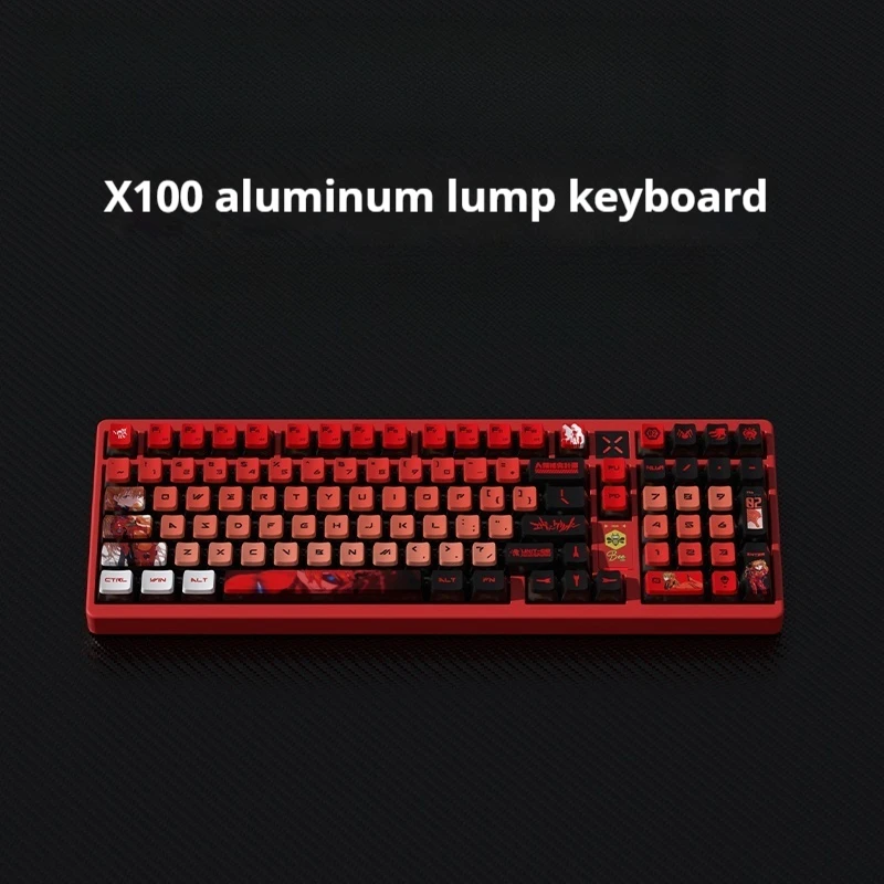 X100 Wireless Mechanical Keyboard Pcb Single Key Slotted Pc Positioning Board Laptop Desktop Computer Office Compatible Keyboard