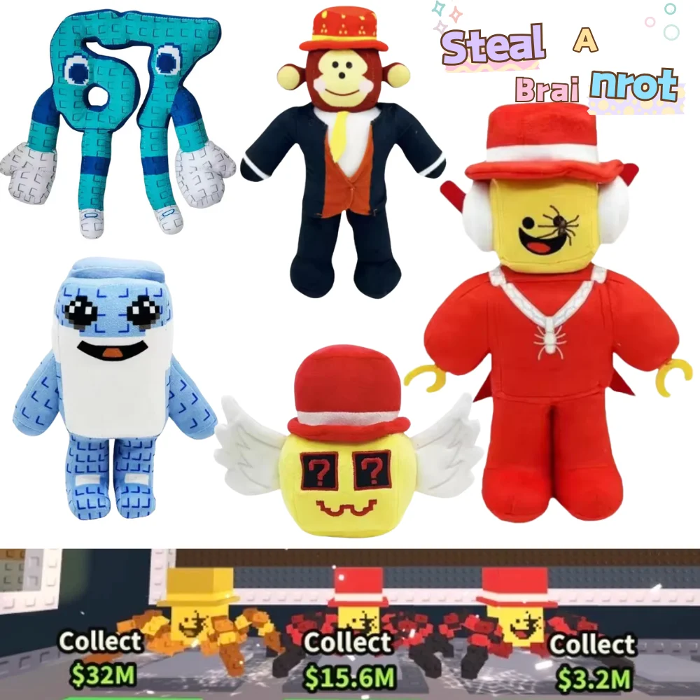 

Cute Steal a Brainrot 67 Plush Doll Italian Chair Soft Toy Christmas Gift Brainrot 67 Plushies Toy Surprising Christmas Gift