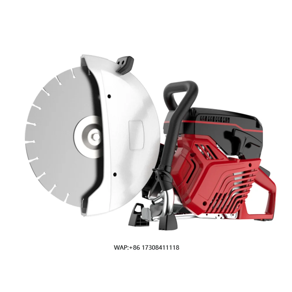 Portable Two-Stroke 74cc Engine 400mm Stone Road Concrete Cutting Saw Electric Handheld Wall Cutter