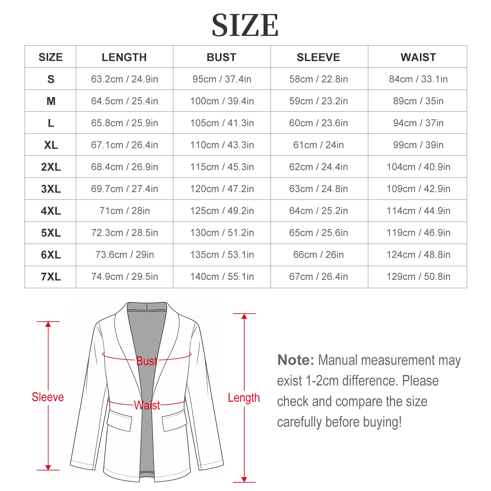 Elegant Suit Women Trendy Commute Lapel Blazer Coat Spring Summer Minimalist Office Lady Blazer Custom Print On Demand 6XL 7XL