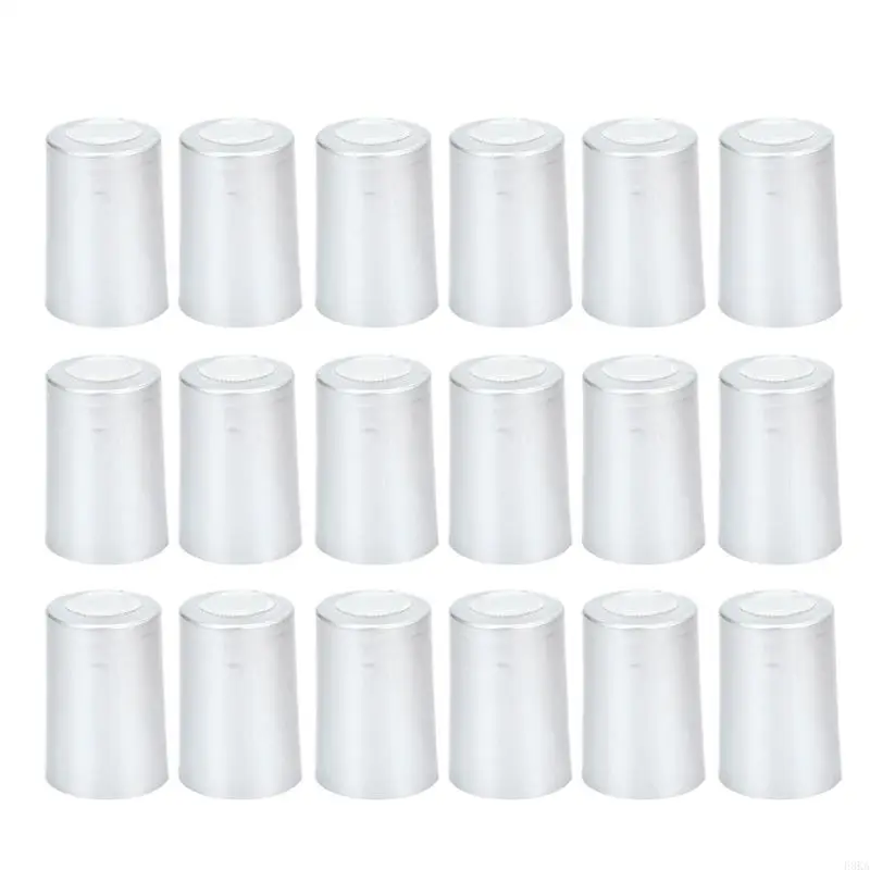   100 Pack PVC Shrink Cap for Wine Bottles Boosting Aesthetic Appeal Value