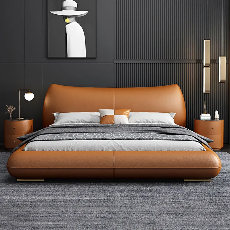 Safe Reception Bed Bedroom Universal Minimalist House Modern Designer Bed Bedroom Modern Individual Muebles Postmodern Furniture