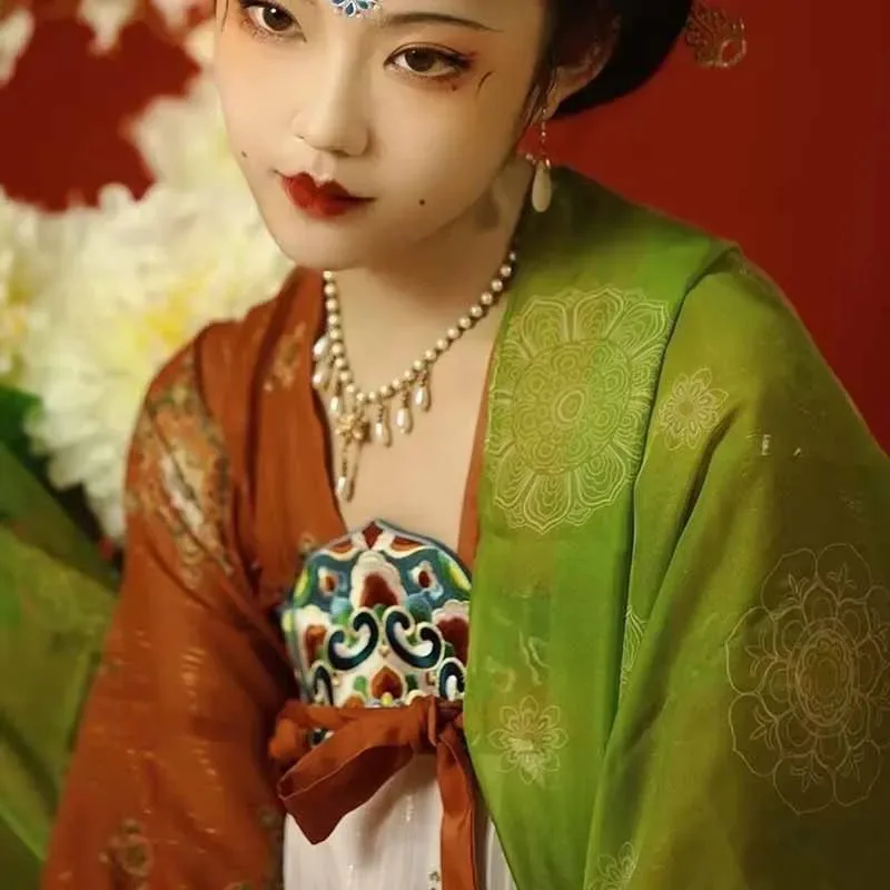 Large Size 4XL Chinese Hanfu Dress Women Cosplay Costume Tang Dynasty Ancient Traditional Hanfu Dress For Women Weight 120kg