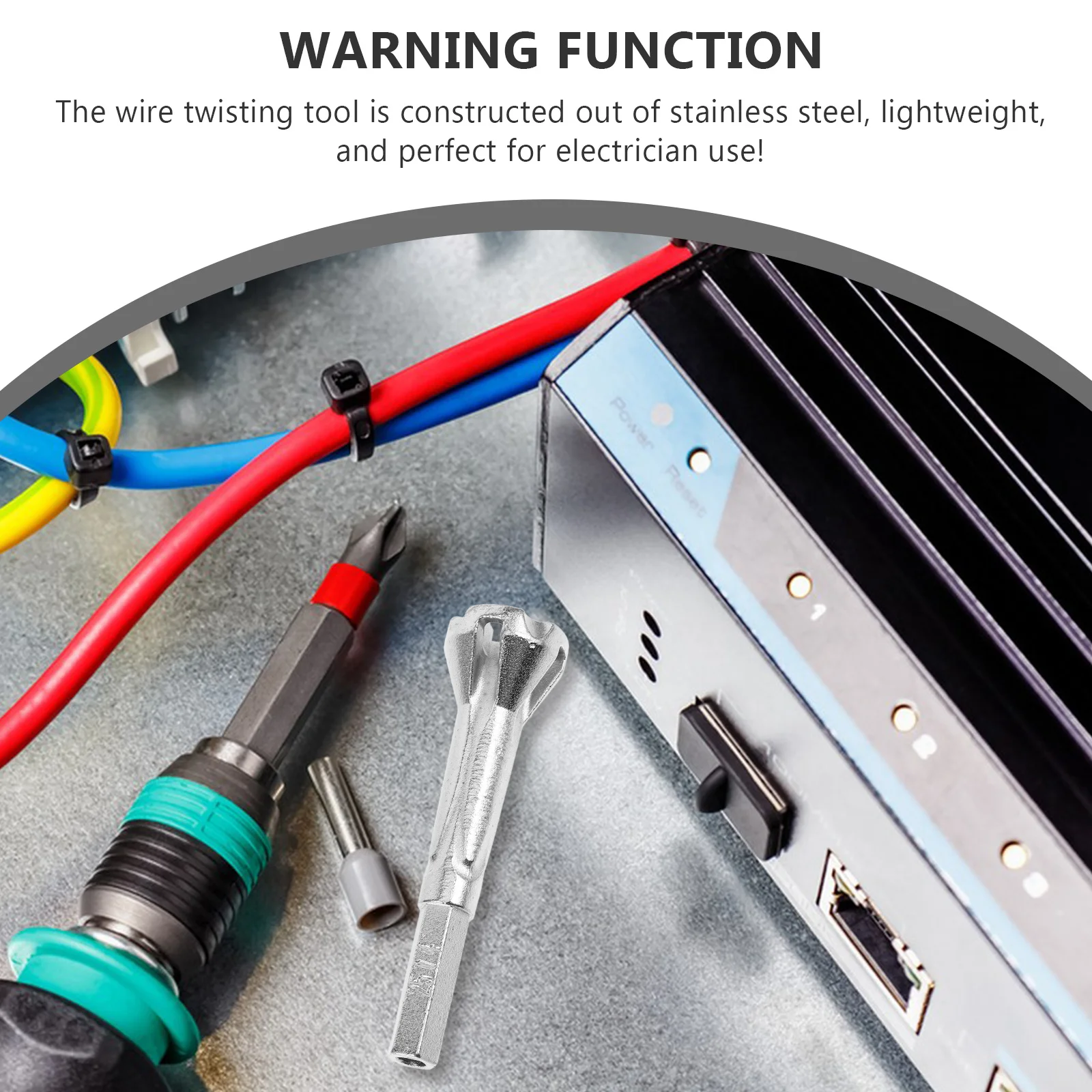 

1Pcs Automatic Electric Wire Merger Peel- Cable Joining Steel Strong Wire Merging Tool Peel- Cable Joining