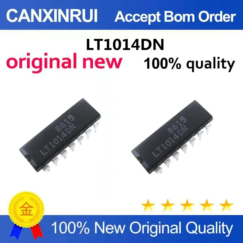 LT1014 LT1014DN LT1014CN DIP14 pin integrated circuit linear instrument amplifier chip