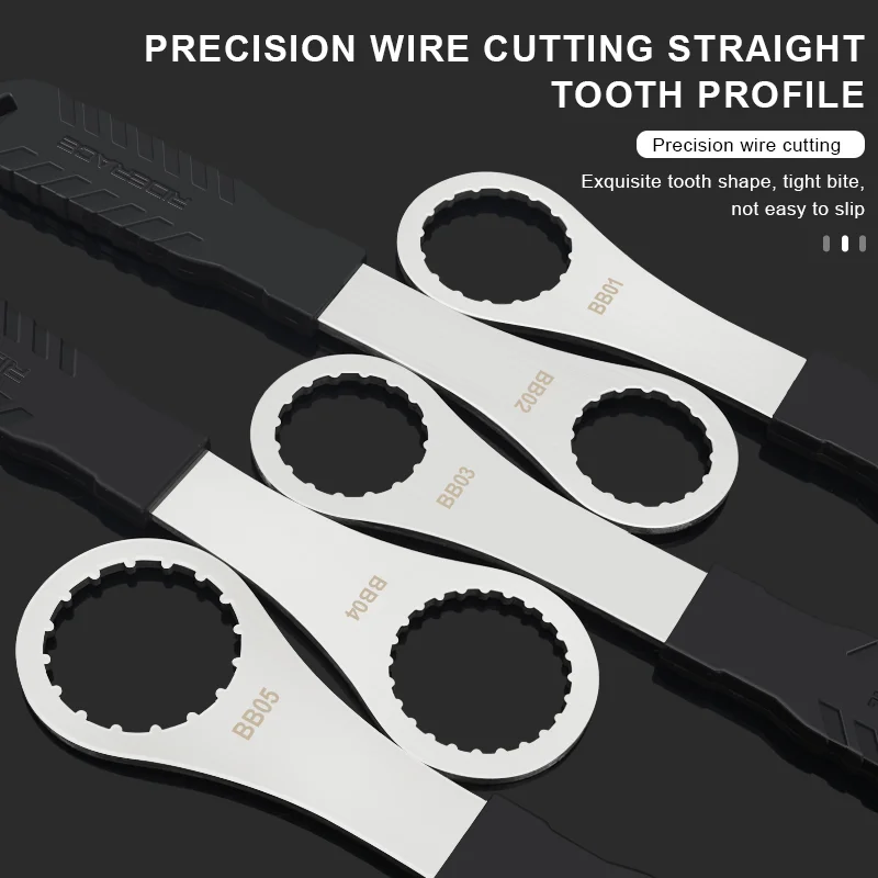 Chiave per movimento centrale bicicletta Installa rimozione Strumenti di riparazione bici Diametro 39/40,5/44/46/49mm ForBSA30