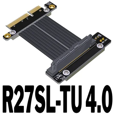 Imagem -04 - Riser U.2 Interface u2 para Pci-e 4.0 x4 Sff8639 Nvme Ssd de Estado Sólido Fêmea Cabo de Extensão Gen4.0 Extensor de Fita Pcie 4x 64gbps