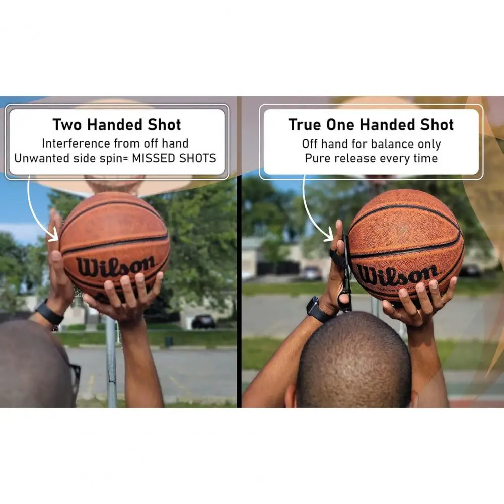 

Left-handed Basketball Shooter Tool Basketball Shot Trainer for Children Adults Eliminate Off Hand Interference with for Players