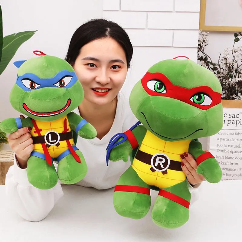 

25/35cm Teenage Mutant Ninja Turtles Plush Toy Cute Anime TMNT Stuffed Plush Animals Dolls Toys for Girl and Boy Gifts Kawaii