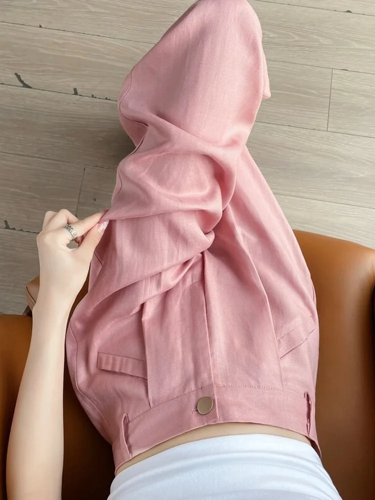 

High Waist Wide Leg Pants Summer Thin Ice Silk Linen Casual Professional Work West Pants Cotton Linen Loose Fit Women