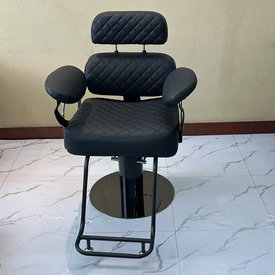 Barber shop hair cutting chair salon special salon chair salon perm and dye can be lifted and lowered rotating
