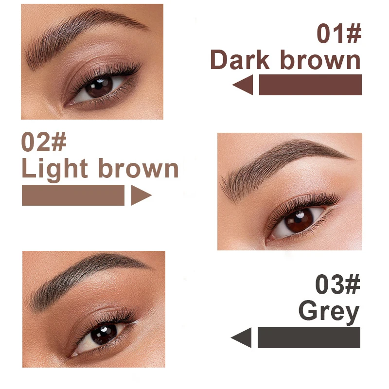 Black Brown Peel-off Gel per sopracciglia tinta trucco Waterproof Lasting Eye Brow Enhancers Gel liquido Tear Wear Easy Natural Brow Tattoo