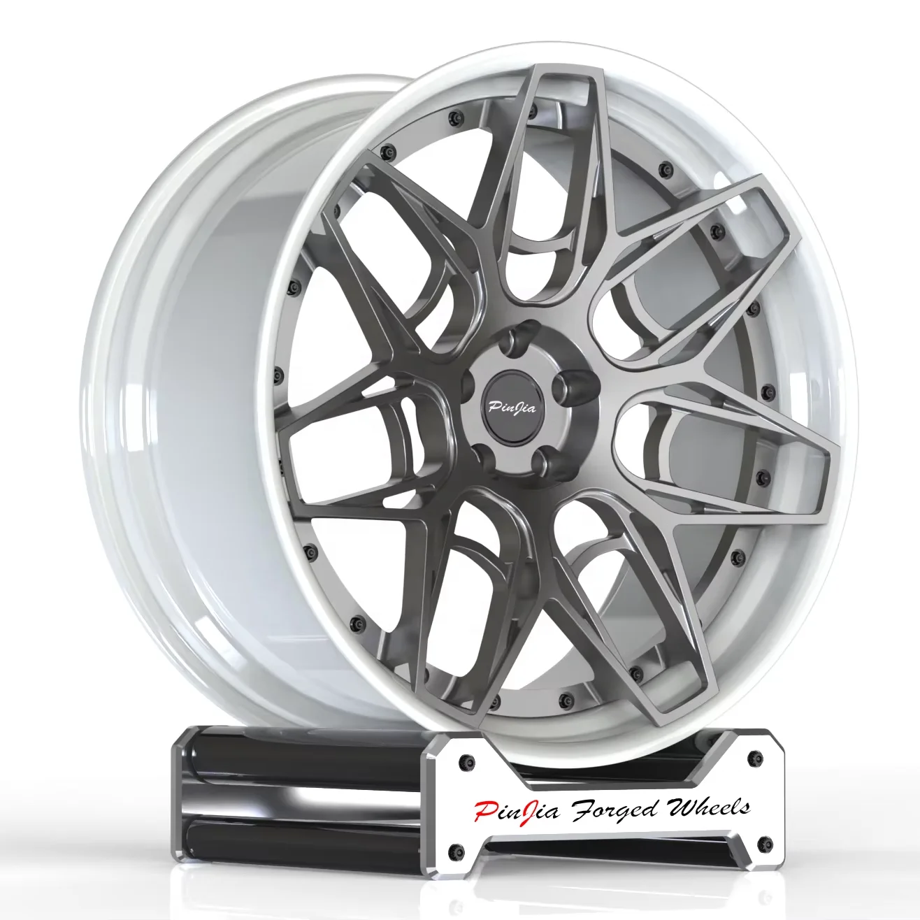

Pin Jia 2 Piece Alloy Forged 5x130 Wheels 18 19 20 21 22 Inch Passenger Car Wheels Rims for porsches 911 718 974 GT3 997 992