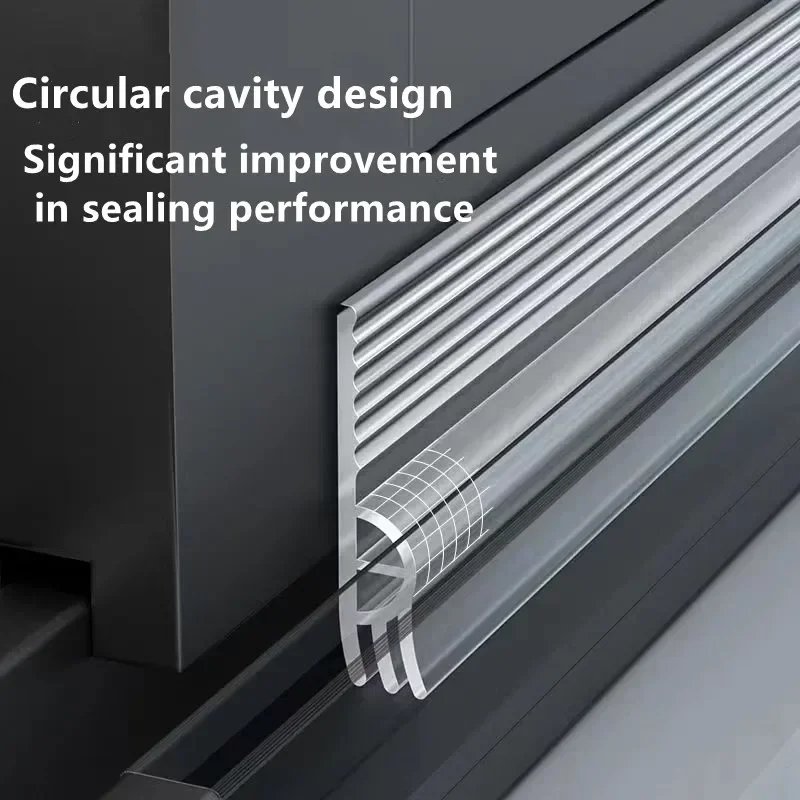 Neue selbstklebende, tragbare Tür- und Fensterdichtungsstreifen für Türspalt, wasserdichtes, staubdichtes PVC, schalldichtes Akustikschaum-Dichtungsband