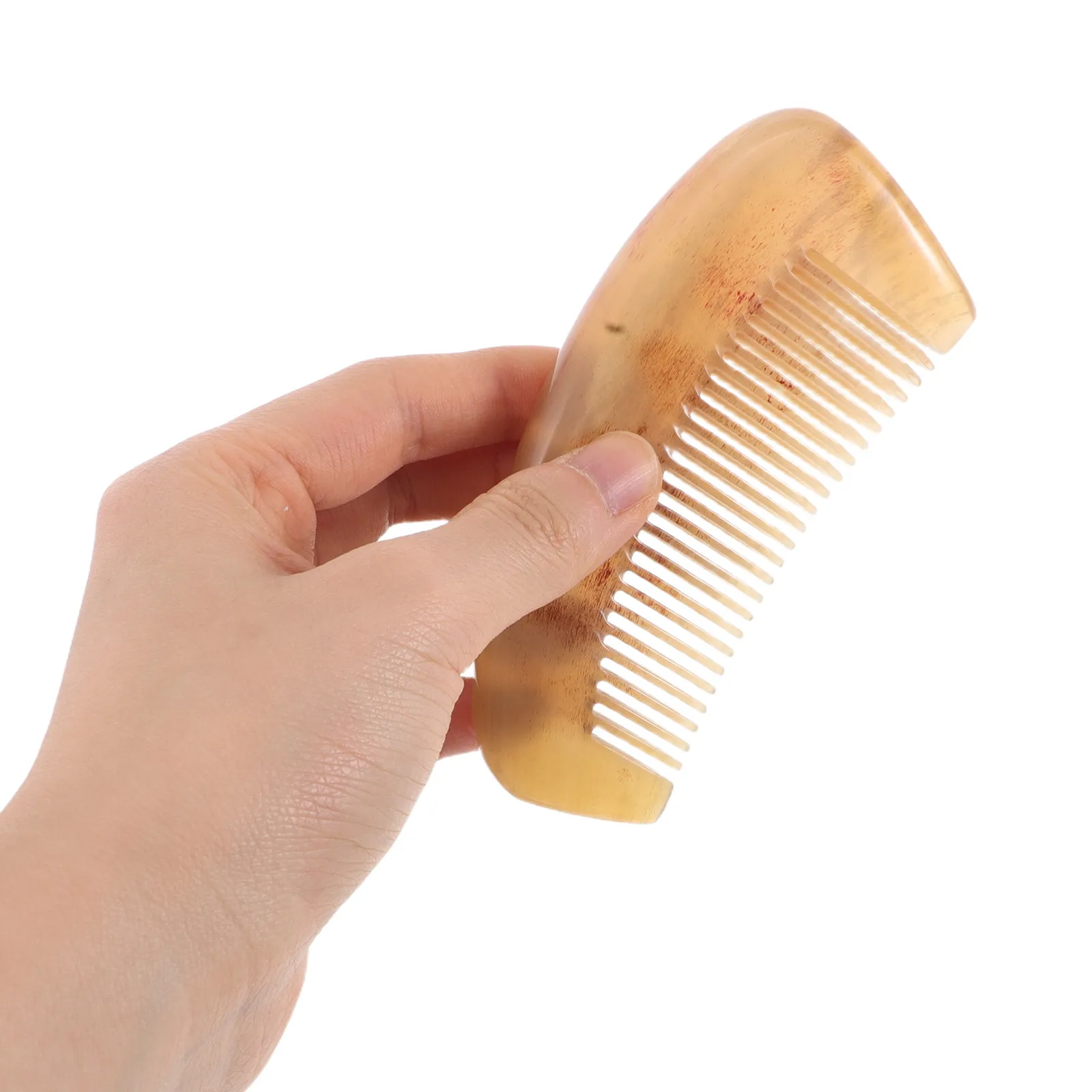 

Thick Horn Comb Sheep Horn Hair Massage Comb Gua Sha Facial Tools Scalp Stimulator Detangler for Fine Thick Hair Combs for Women