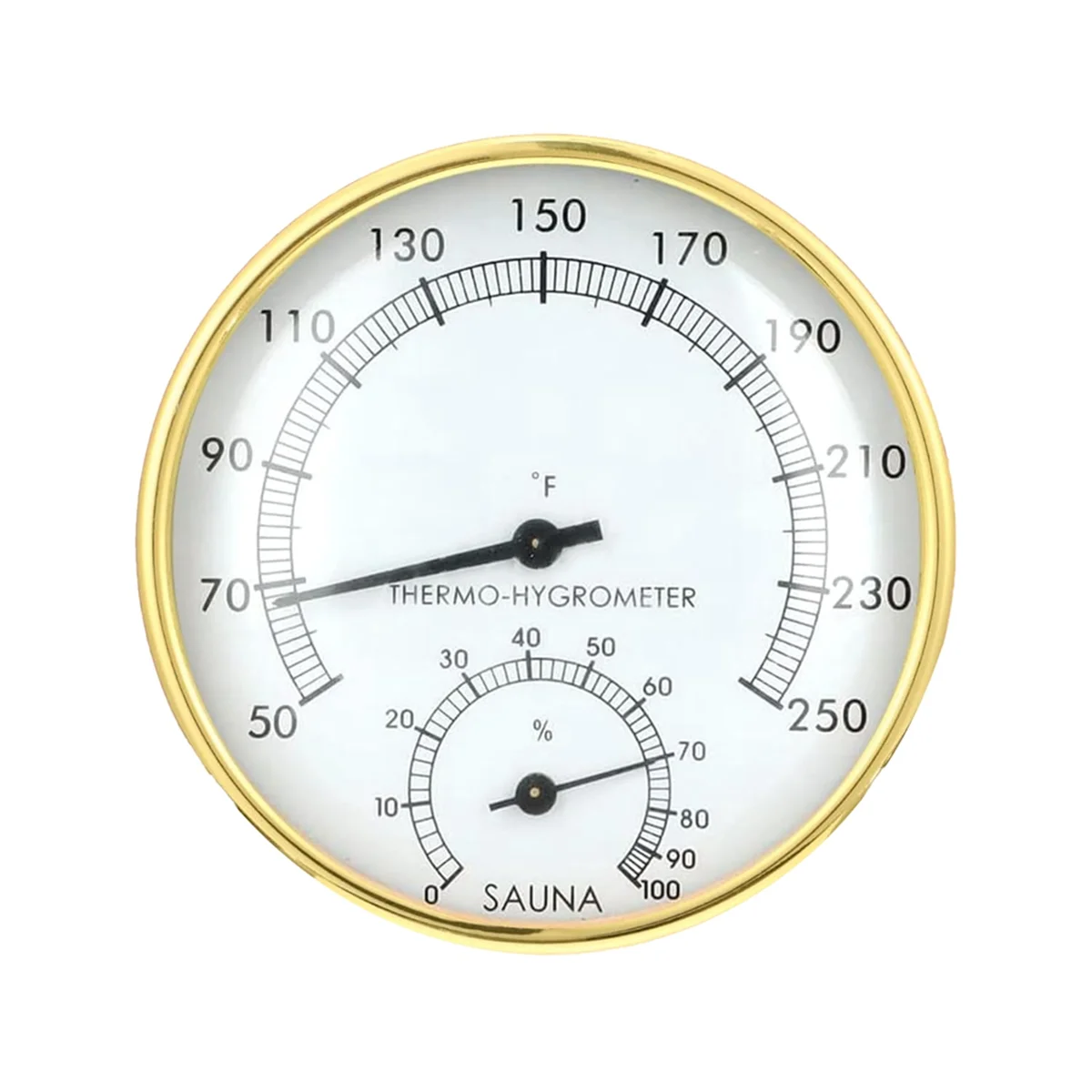 2 in 1 Sauna Thermometer Fahrenheit, Sauna Thermometer & Hygrometer Indoor Temperature Humidity Monitor