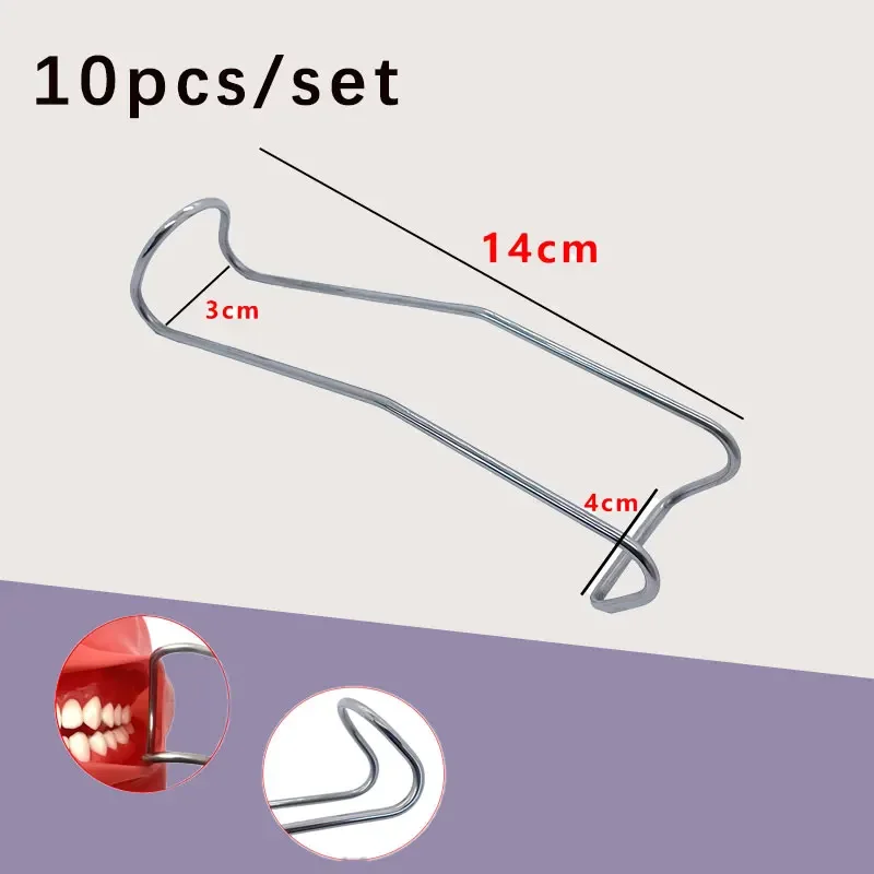 

1/10Pcs Dental Implant Lip and Cheek Retractor Mouth Opener Instrument Stainless Steel Instrument Dentist Tools