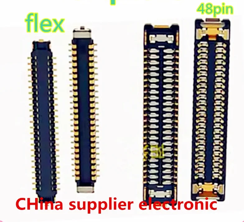 For iphone 14 plus 14plus motherboard display seat cable inline connector 48pins on flexboard