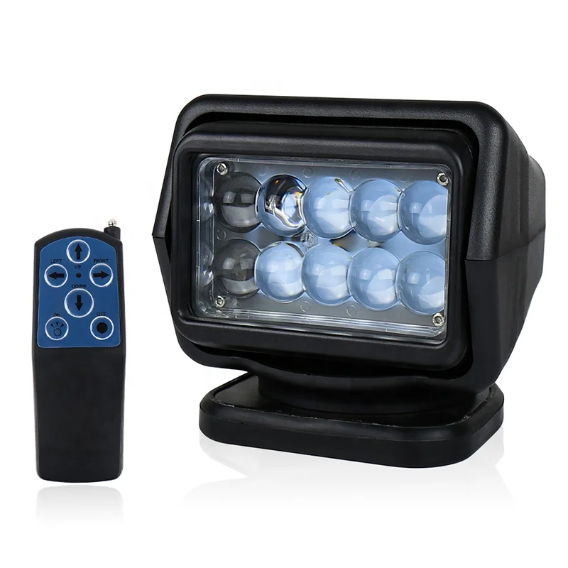 50W marine search light led light 12/24V wireless spotlight boat truck off-road