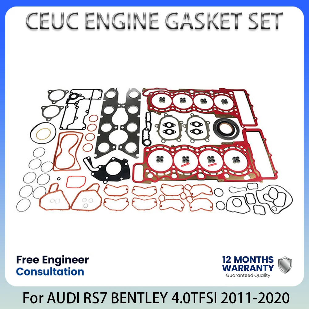 Комплект прокладок двигателя для AUDI A6 C7 A7 A8 D4 S6 RS6 RS7 S7 BENTLEY CONTINENTAL FLYING SPUR 4.0TFSI 4.0 L T V8 GAS 11-20 079253039M