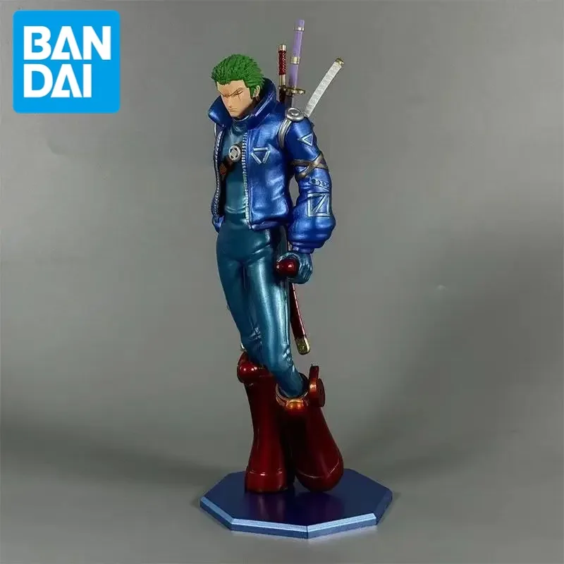 

22cmBandai ZF ONE PIECE egg tip island first bullet, Sauron GK coating Gear 5 Figurine Pvc Model Statue Doll Collection Toys gif