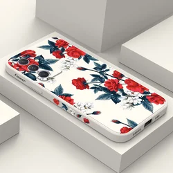 Crimson Roses Case For Samsung A54 A34 A24 A56 A36 A26 A17 A16 A07 A06 A73 A53 A33 A23 A13 A72 A52 A32 A22 A12 A71 A51 4G 5G