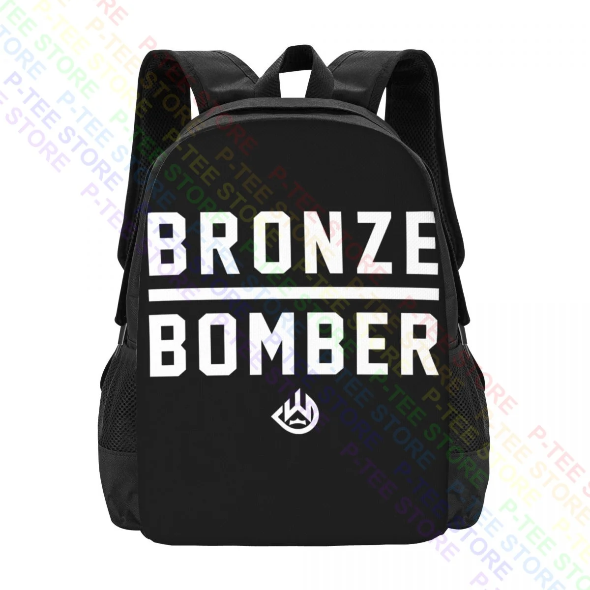 Deontay Wilder Bronze Bomber Boxer Boxing FanBackpack Large Capacity Print Gym Tote Bag