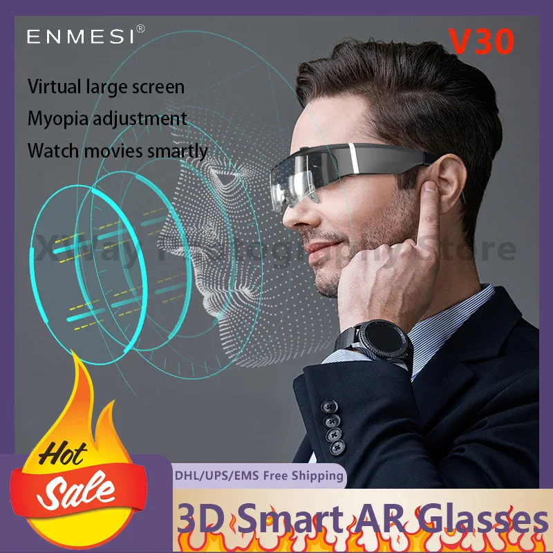 �y�Z�[�����zEnmesi V30 3D �X�}�[�g�O���X�A���𑜓x 4K ����X�N���[�� VR �����{�f�B�Z���Z�[�V�����AAi �|��A�����A�Q�[��