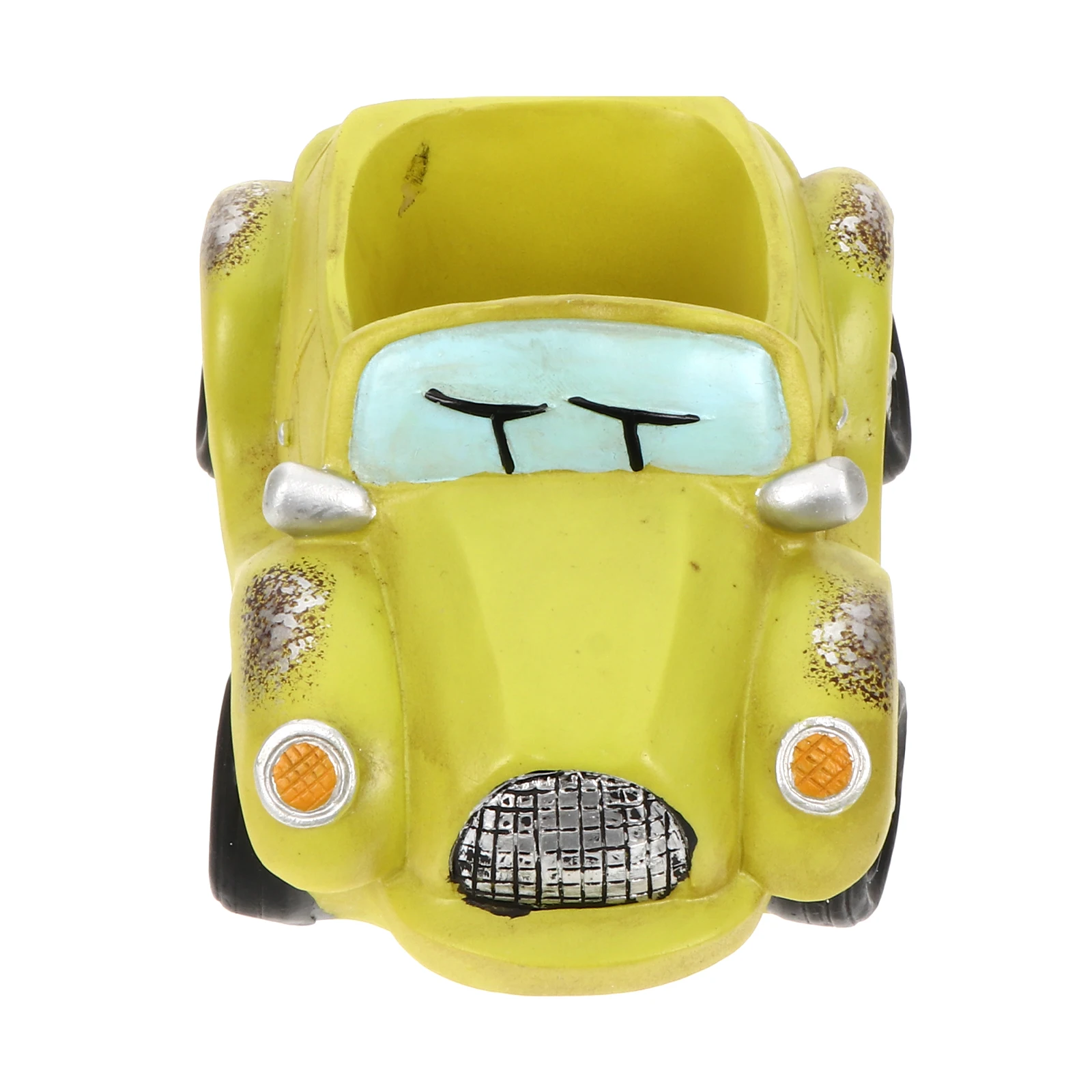 

1Pcs Car Shape Flower Pot Resin Decorative Succulent Planter Creative Home Balcony Adornment Flower Pot Car-Shaped Flowerpot