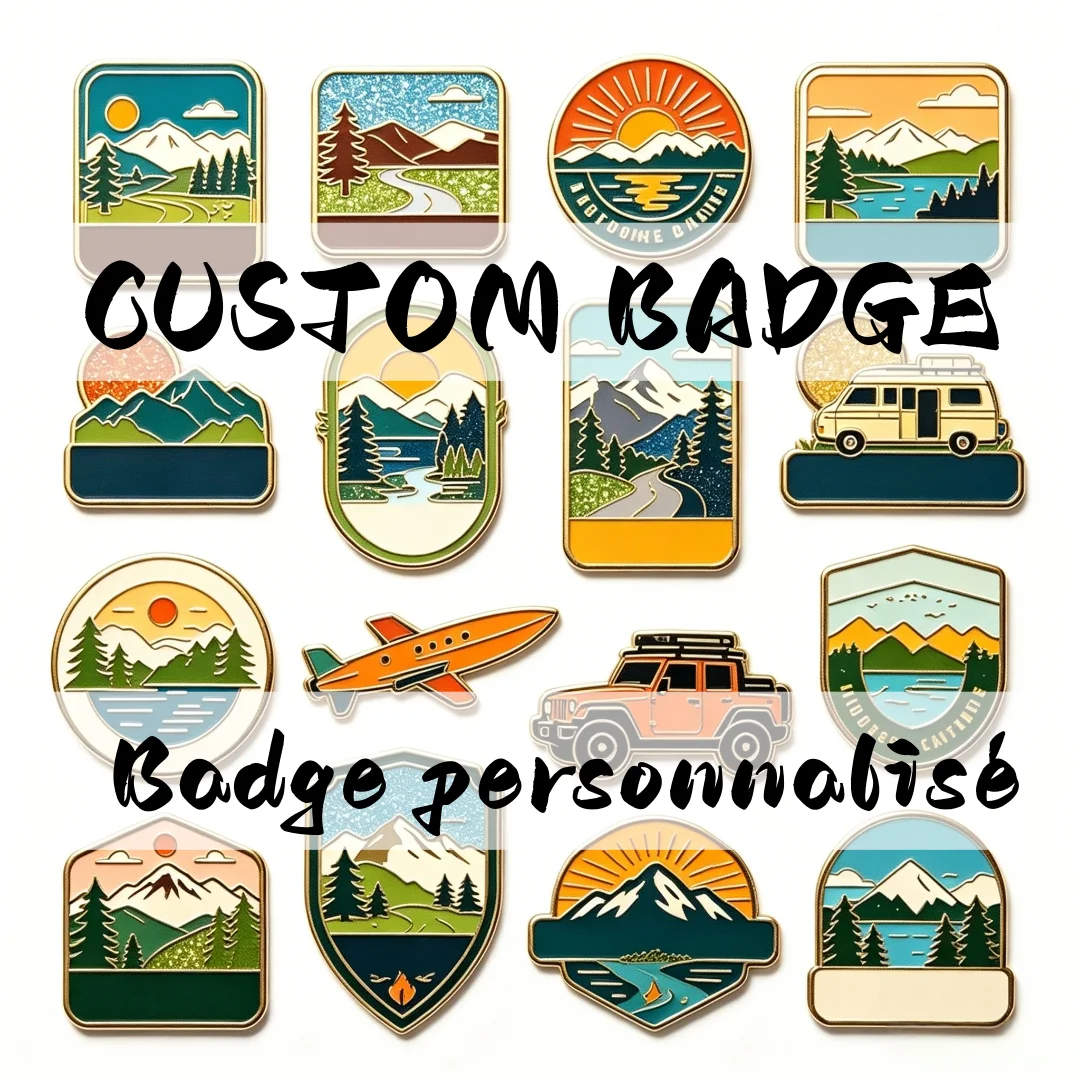 Manufacturer Custom Lapel Pin Badges, Design Your Own Logo Metal Crafts, Soft Enamel Pins, NO MOQ, Bulk Customizable