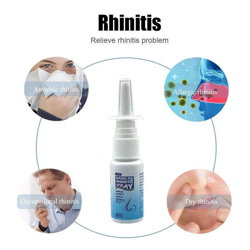 20ml Pure Natural Herbal Nose Spray Rhinitis Sinusitis Nasal Drops Make Your Nose More Comfortable And Smooth 20ML Nose Care