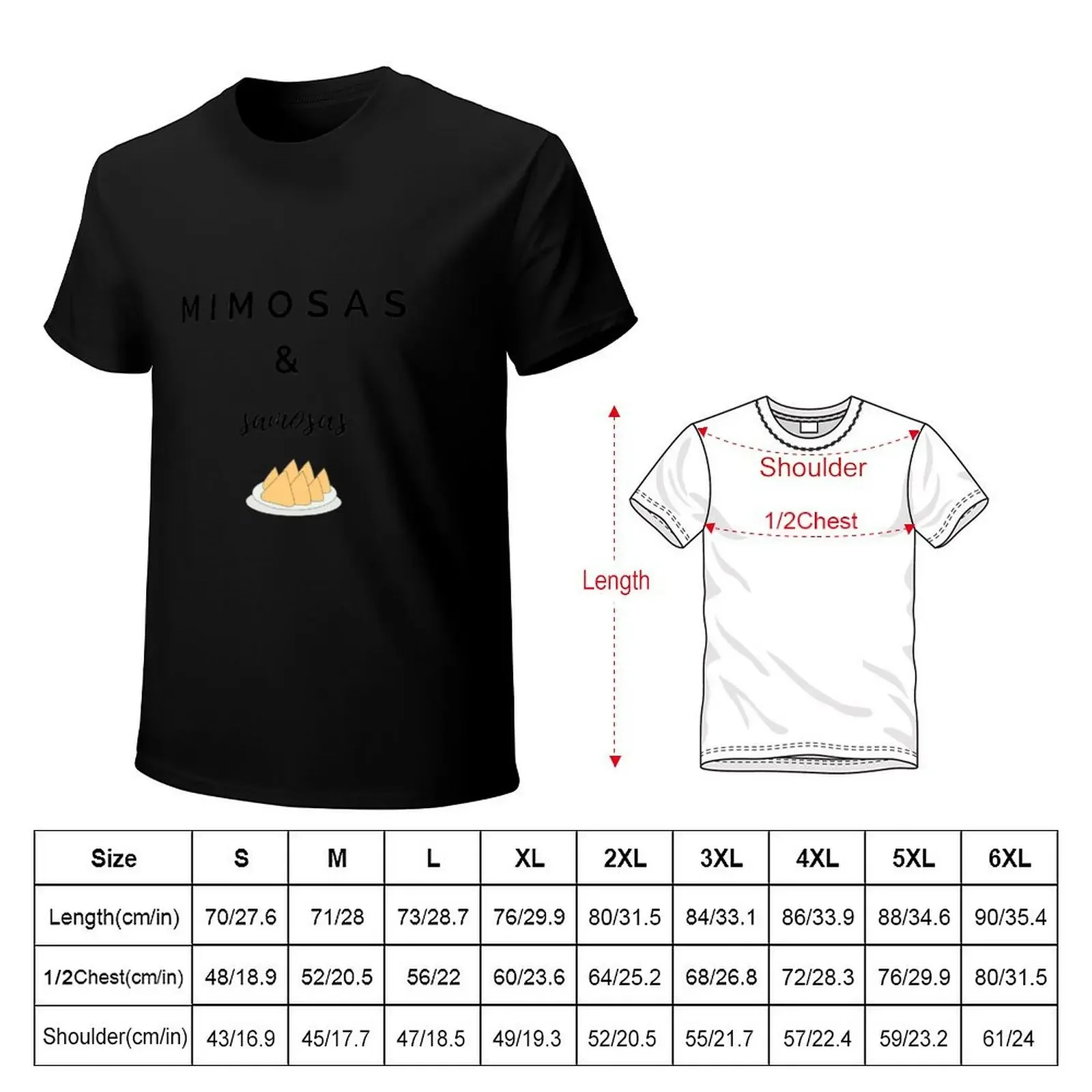 Mimosas & Samosas | Indian, Desi Culture T-Shirt street wear graphic t shirts mens graphic t-shirts big and tall