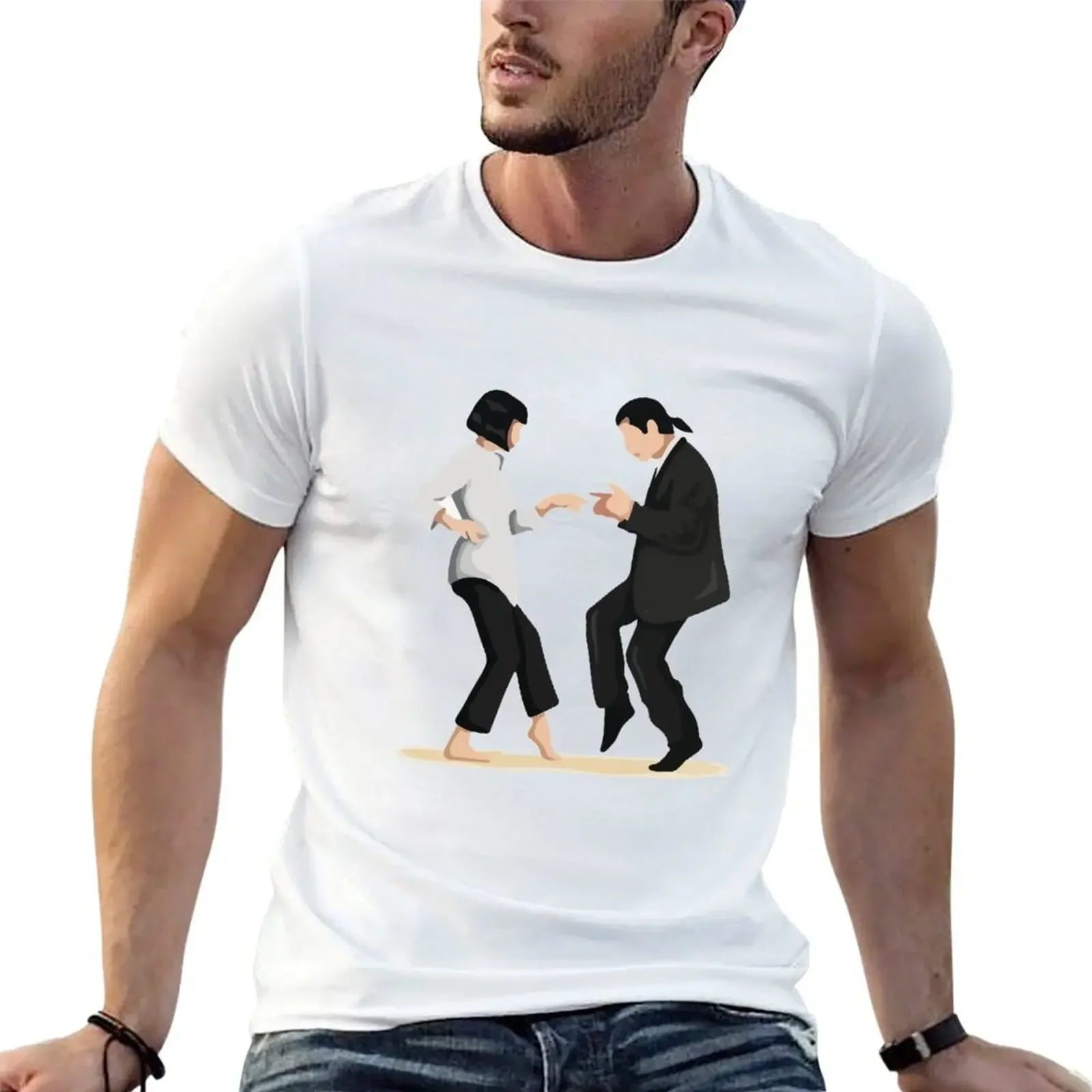 

Pulp fiction T-Shirt new edition Short sleeve tee anime t shirts graphic shirts tee shirts for men