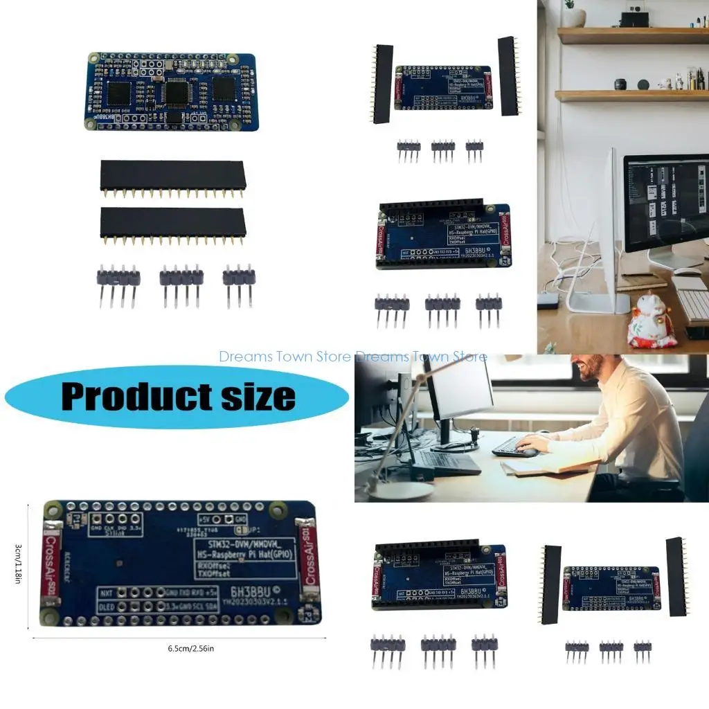 

HX6A Несколько протокола Digital Modem Poard V1.5.2 с соединителями антенн с конфигурацией с открытым исходным кодом