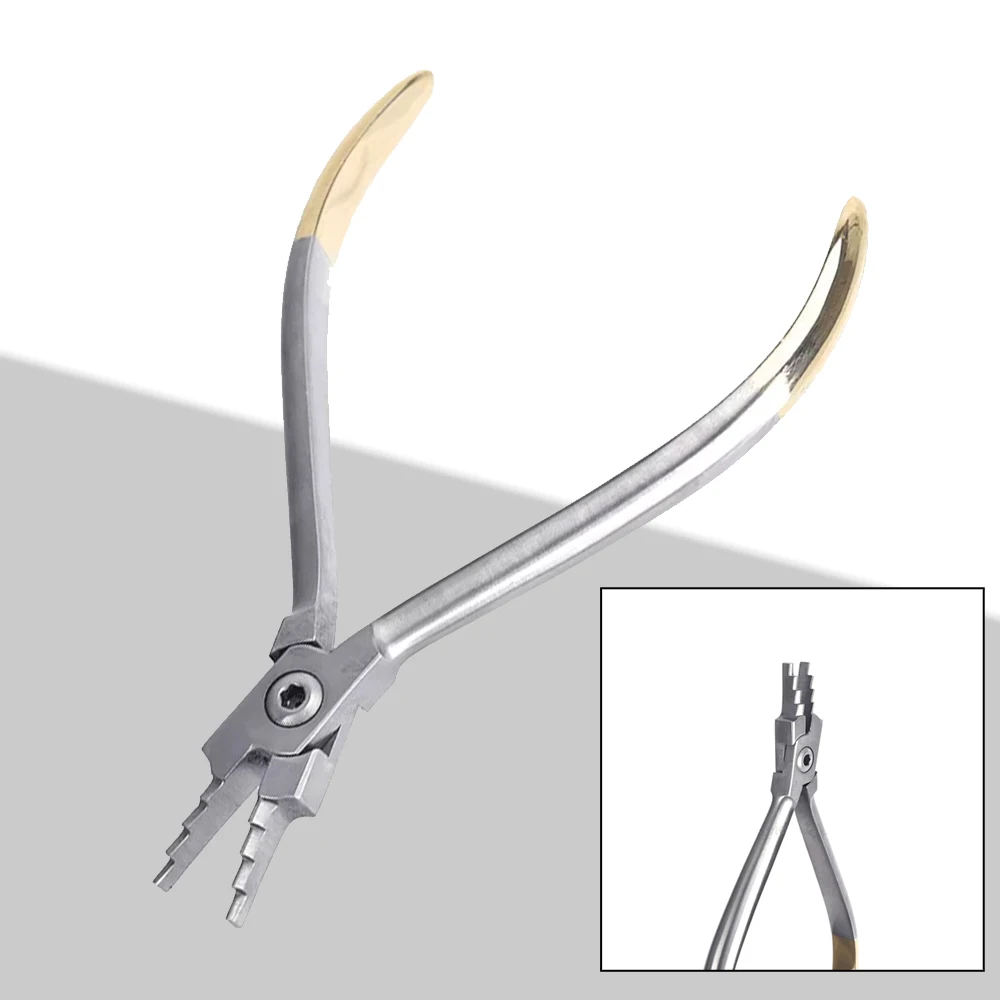 

1 шт., стоматологические гибочные плоскогубцы из нержавеющей стали, крутящий момент/трапеция/вертикальные ортодонтические инструменты для ремонта брекетов в стоматологической клинике