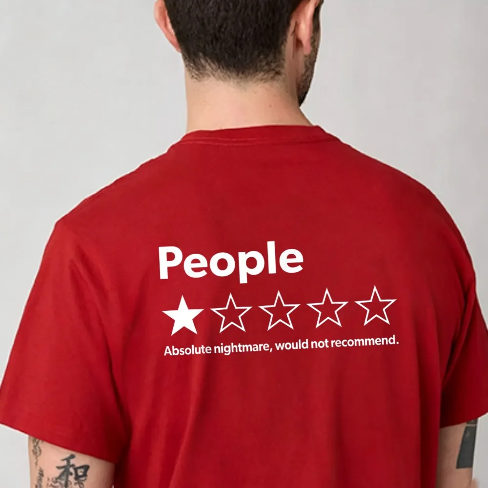 Funny T-shirt Review: One-star Rating  An Absolute Nightmare Not Recommended for Outdoor Use.women Clothing Fashion Personality