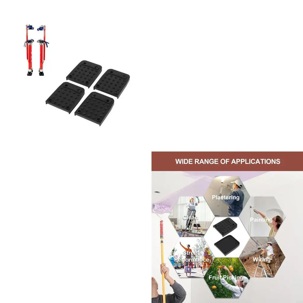 4pack Rubber Pad for Stilts Nonslip Design Performances Decoration Use