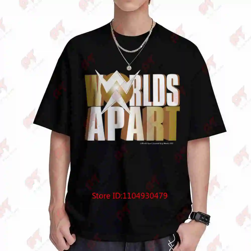 Worlds Apart 1997 Retro Short Sleeve Tee 100% Cotton T-Shirt