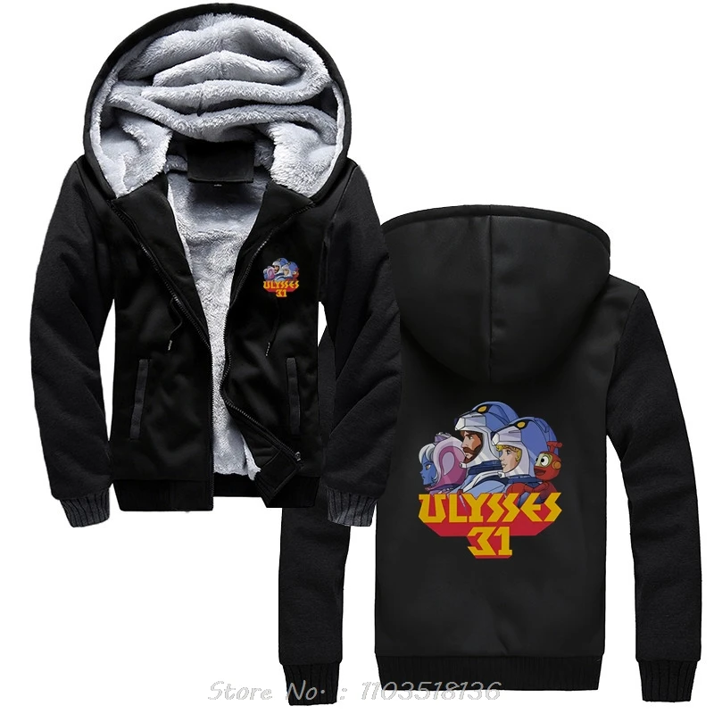 Awesome Ulysses 31 Hoodie For Men Crewneck Cotton Hoody Cartoon Jacket Zip Up Hoodies Big Size Clothing Coats Streetwear Winter