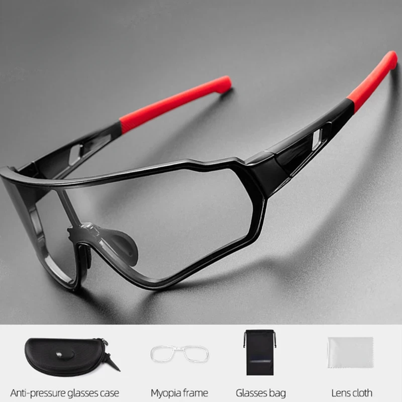 

UV400 Photochromic Cycling Glasses Sports Eyewear Bicycle Glasses Men Bike Sunglasses Women MTB Road Cycling Goggles