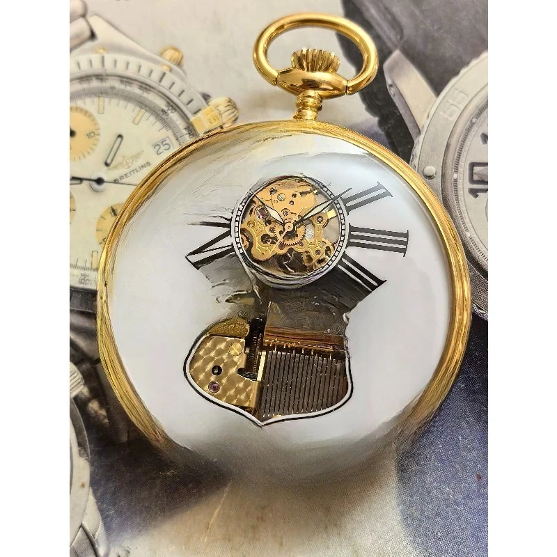 

Music Box Mechanical Music Old Pocket Watch Practical Goods