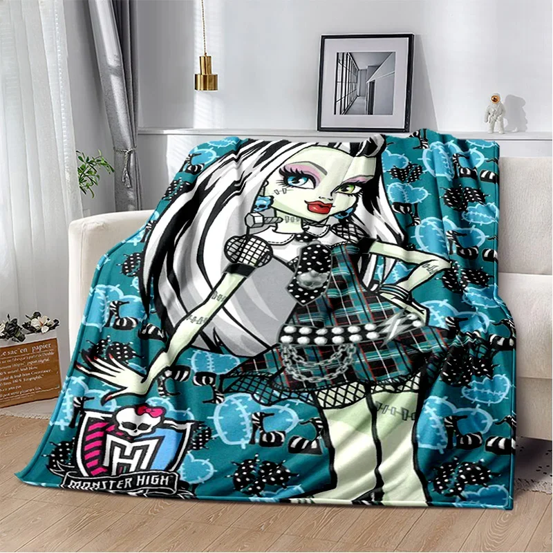 V-Vampire Cartoon  Printed Blanket Bedroom Livingroom Bed Warm Soft Comfortable Air Conditioner Office Throw Blankets