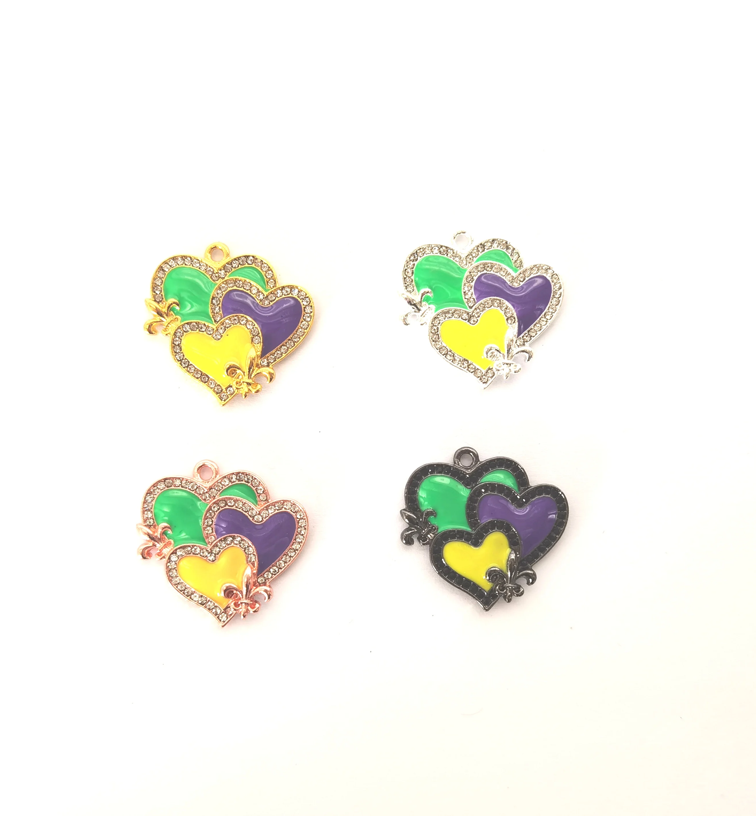 

10pcs Aolly Letter HEART Charms for DIY Bracelet Bangle Making LTC0824-LTC0827